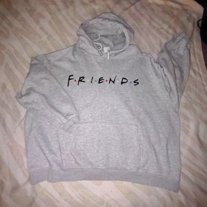Women's H&M Plus Size WB Sitcom Graphic F-R-I-E-N-D-S Hoodie